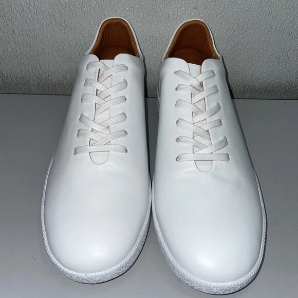 NEW BECKETT SIMONON Geller Trainers – Men’s Size 10 – White Leather - Picture 9 of 10